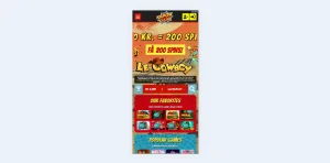 KapowCasino.dk vist i en mobilbrowser